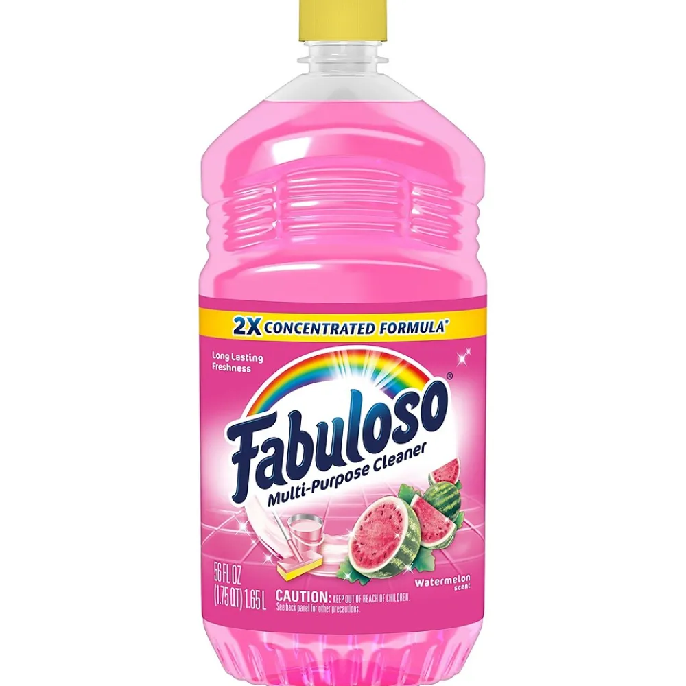 Multi-Purpose Cleaner & Floor Cleaner, Watermelon Scent, 56 Fl Oz. (61038631)<Fabuloso Clearance