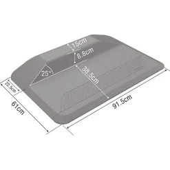 Fellowes ActiveFusion Standard Floor Wellness Mat, 36