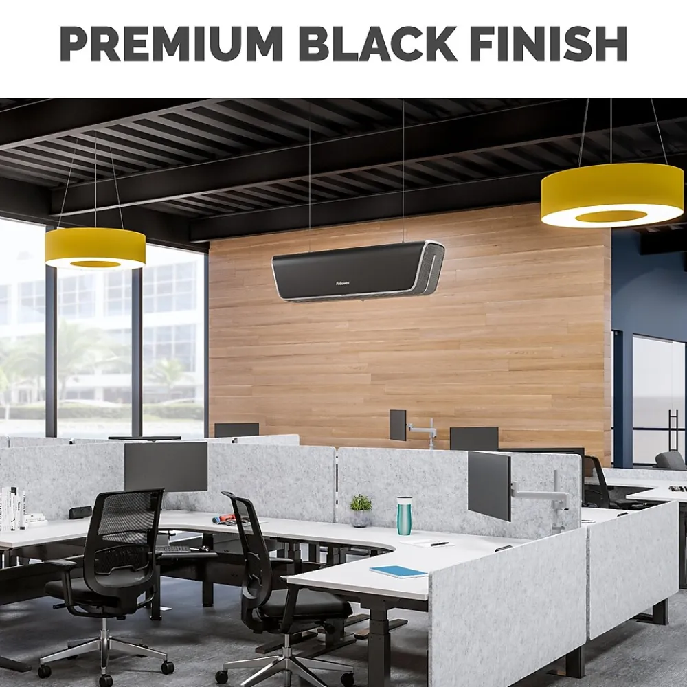 Fellowes Array AC2 True HEPA Ceiling Mounted Air Purifier, 5-Speed, Black (5889202)