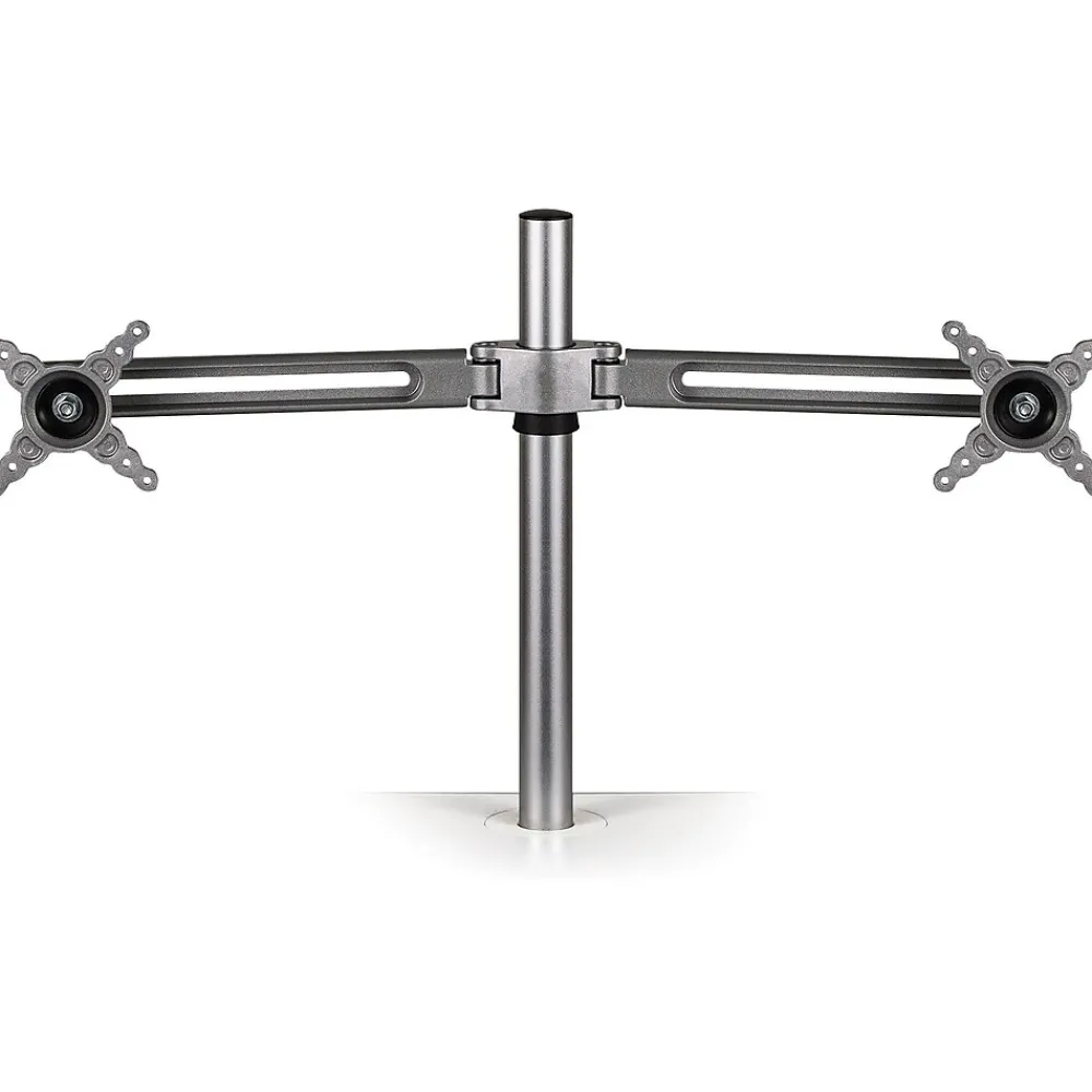 Fellowes Lotus Adjustable Monitor Arm, Up to 27", Silver (8042901)