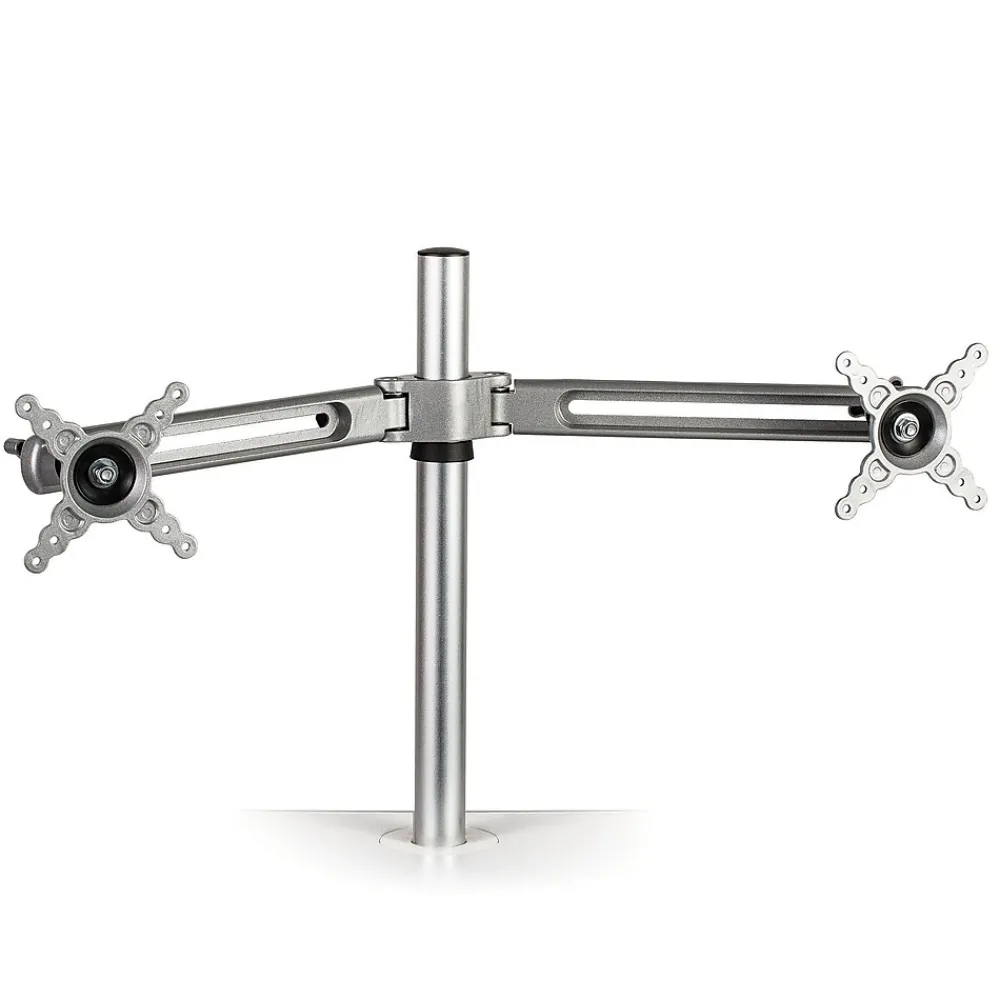 Fellowes Lotus Adjustable Monitor Arm, Up to 27", Silver (8042901)