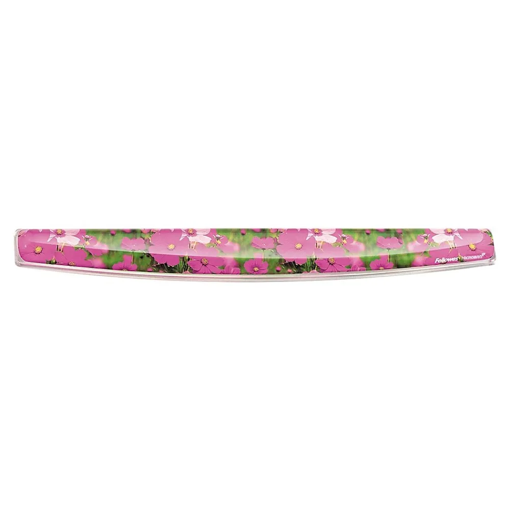 Outlet Fellowes Photo Gel Wrist Rest, (9179101) Pink Flowers