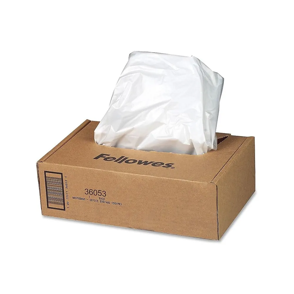 Sale Fellowes Shredder Bags 9 Gal., 100/Box (36053)