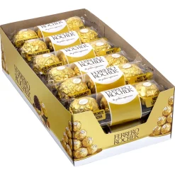 Ferrero Rocher Assorted Hazelnut Milk Chocolate Truffle, 1.3 oz., 12/Pack (220-02059)