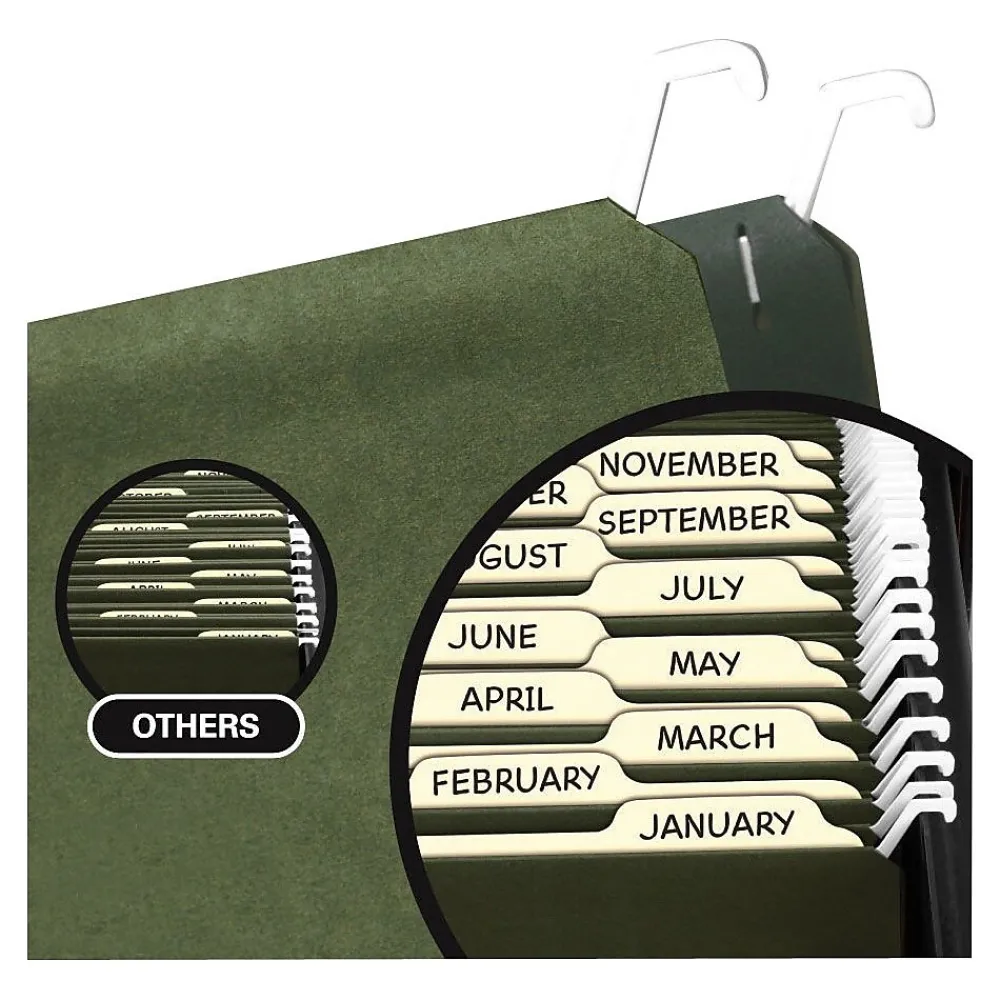 Hanging File Folders|Find It Heavy Duty Hanging File Folder, Legal Size, Green, 20/Pack (FT07043)