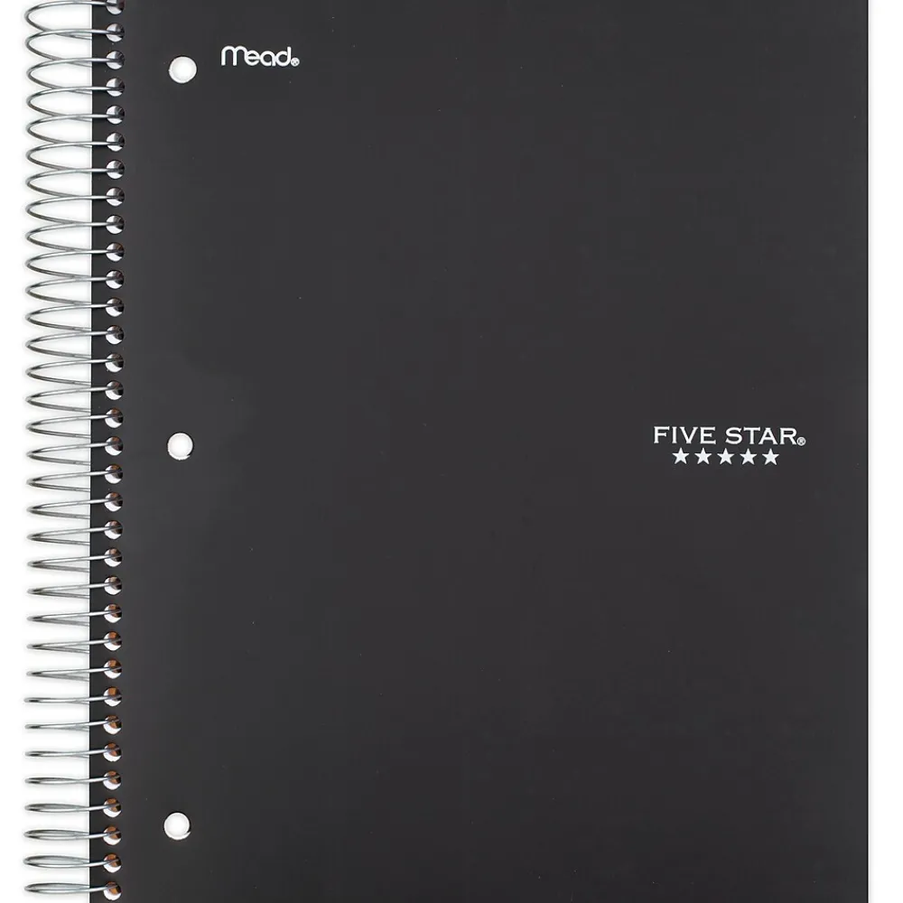 Subject Notebooks|Five Star 3-Subject Notebooks, 8" x 10.5", Wide Ruled, 150 Sheets, Each (51014)