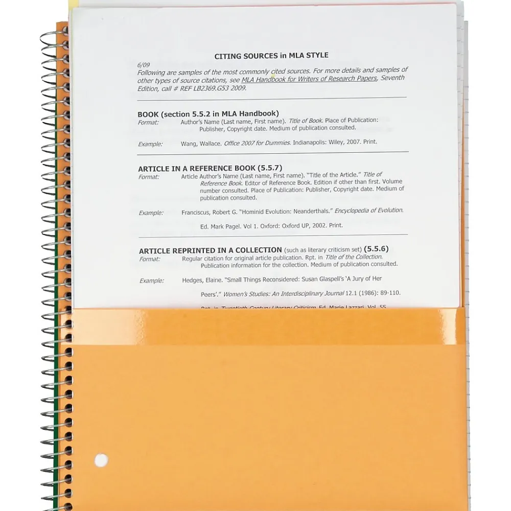 Subject Notebooks|Five Star 1-Subject Notebook, 8.5" x 11", College Ruled, 100 Sheets, (72053) Red