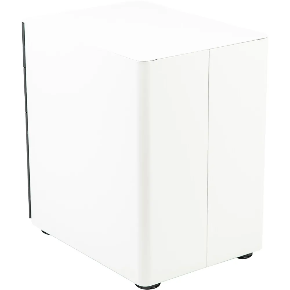 File Cabinets*Flash Furniture 3-Drawer Cabinet, Legal & Letter Files, White/Charcoal, 21" (HZCHPL02GRYWH)