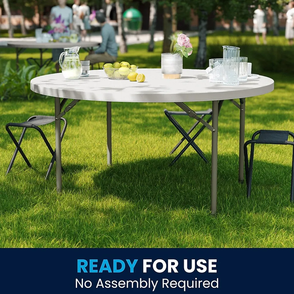 Folding Tables*Flash Furniture Elon Folding Table, 59.75" x 59.75", Granite White (DADYCZ152RGW)
