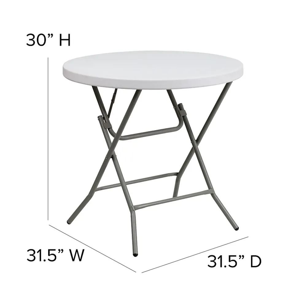 Folding Tables*Flash Furniture Elon Folding Table, 31.5" x 31.5", Granite White (DADYCZ80RGW)