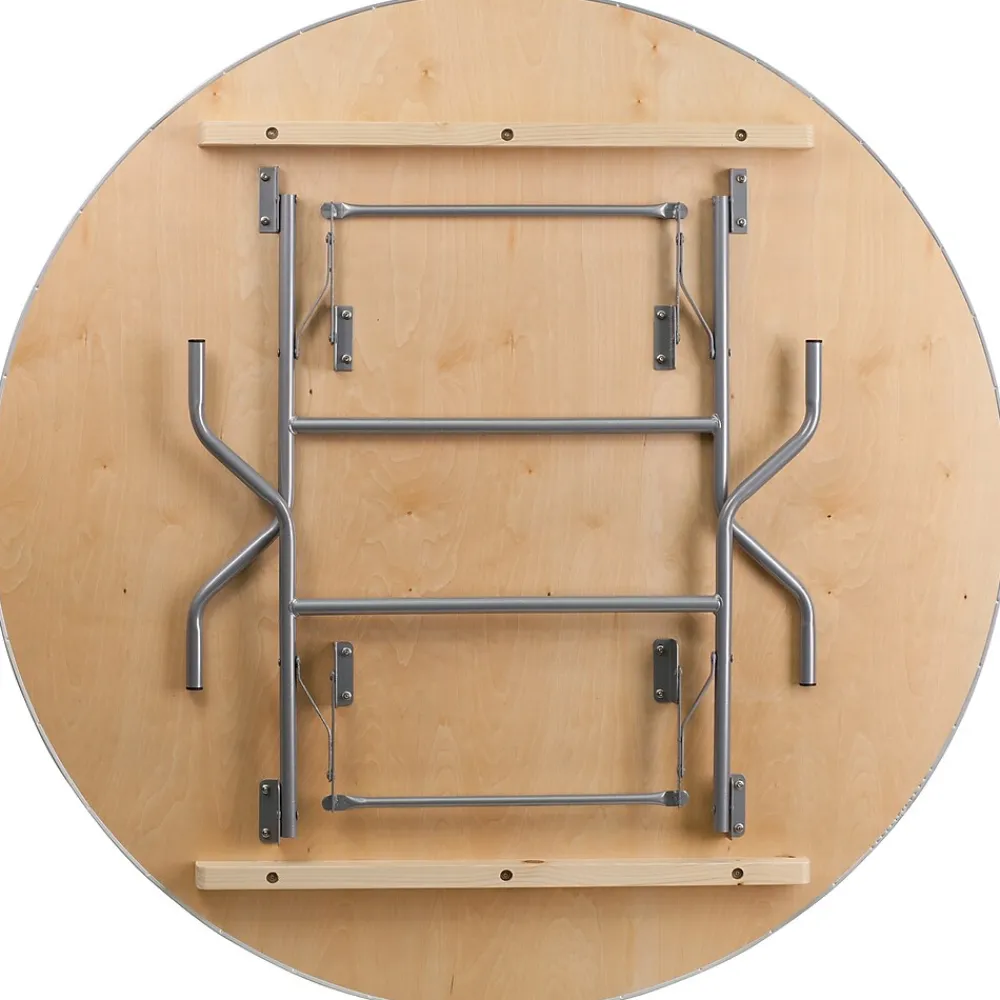 Folding Tables*Flash Furniture Fielder Folding Table, 60" x 60", Birchwood (XA60BIRCHM)