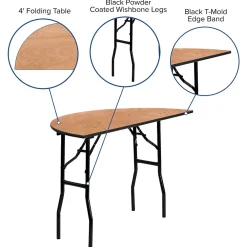 Folding Tables*Flash Furniture Furman Folding Table, 48