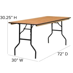 Folding Tables*Flash Furniture Gael Folding Table, 72