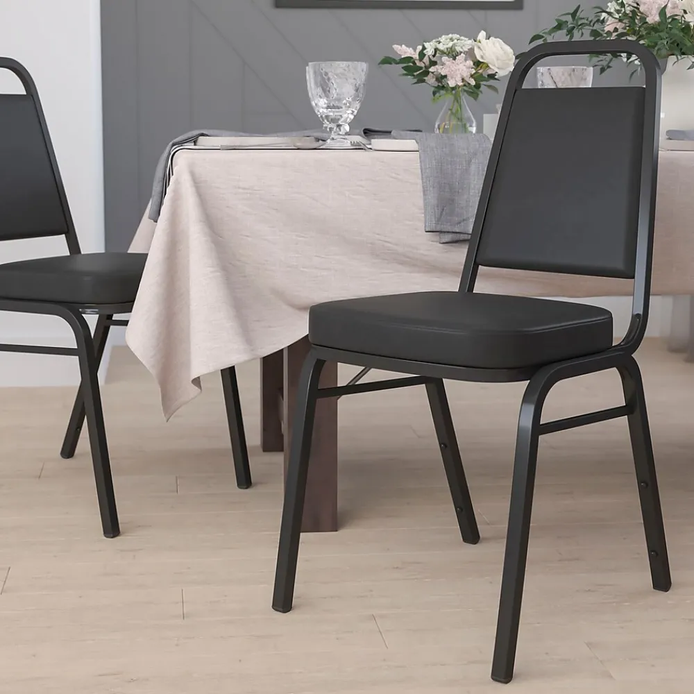 Folding & Stacking*Flash Furniture HERCULES Series Vinyl Banquet Chair, Black (FD-BHF-1-GG)