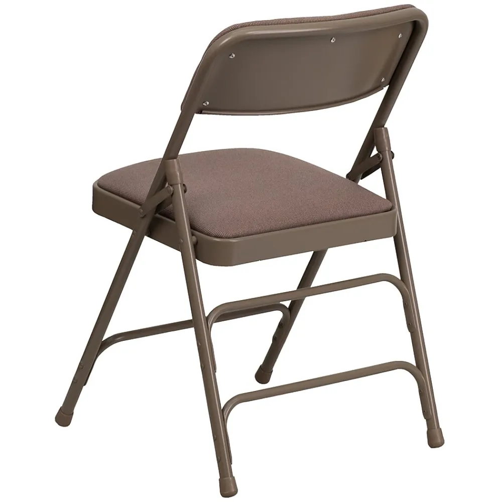 Folding & Stacking*Flash Furniture Hercules Banquet/Reception Folding Fabric Chairs, Beige, 4/Pack (BELNICK INC (NSP))