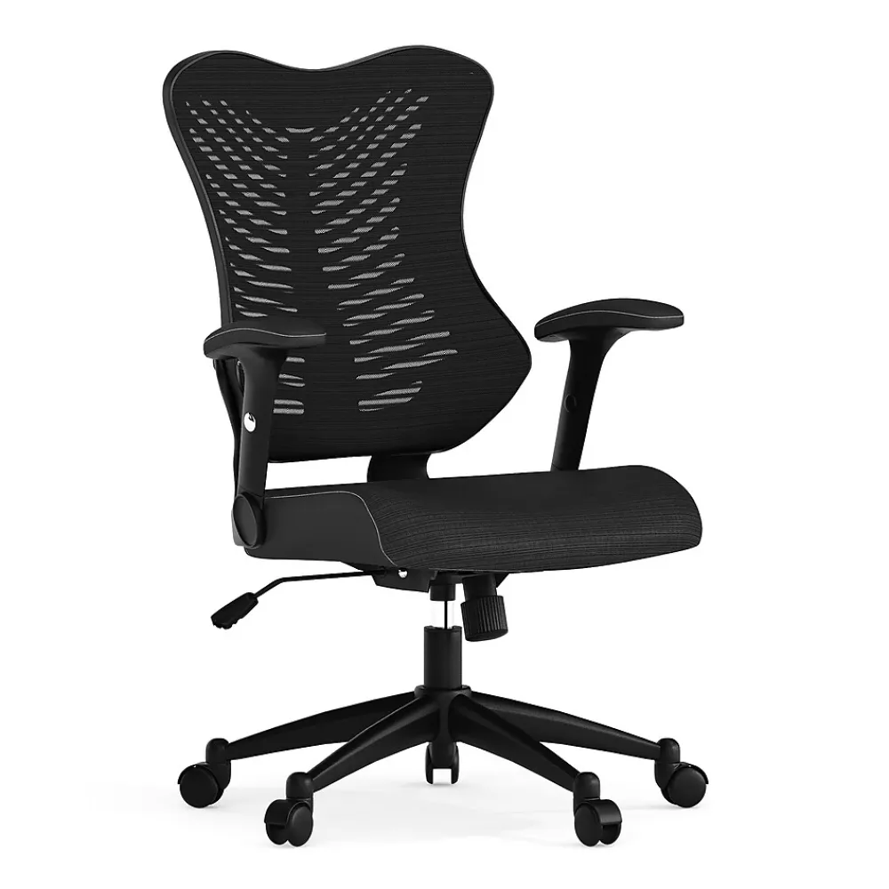Office Chairs*Flash Furniture Kale Ergonomic Mesh Swivel High Back Executive Office Chair, Black (BLZP806BK)