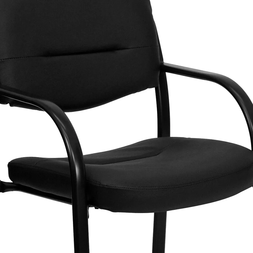 Office Chairs*Flash Furniture LeatherSoft Executive Chair, Black (BT-510-LEA-BK-GG)
