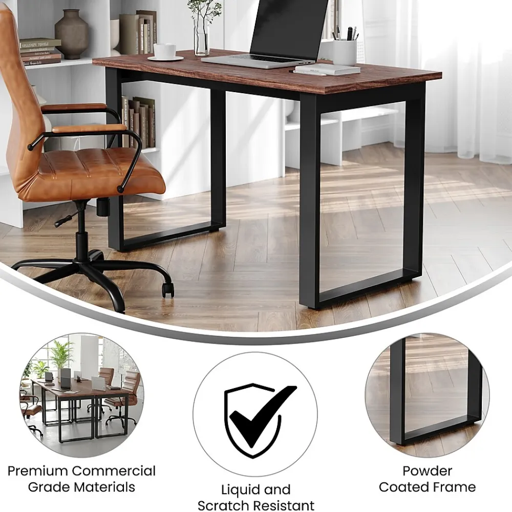 Conference Room Tables*Flash Furniture Redmond 48"W x 24"D Conference Table, Laminate, Walnut (MTM4824WLTUBF)