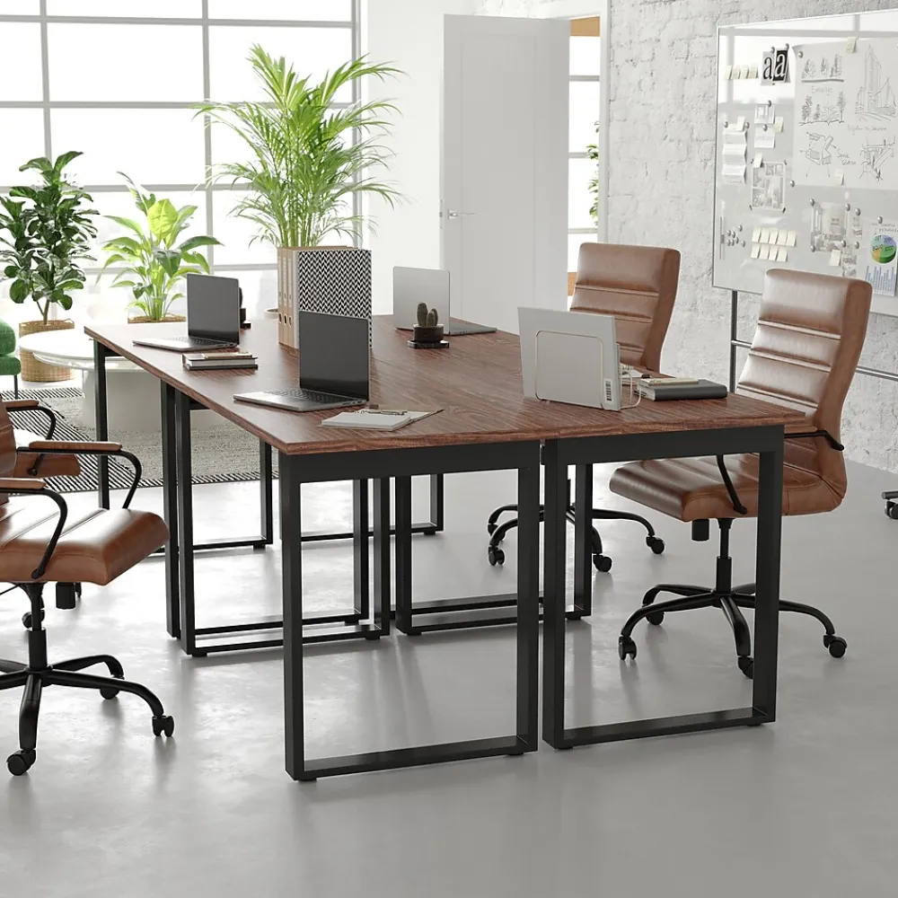 Conference Room Tables*Flash Furniture Redmond 48"W x 24"D Conference Table, Laminate, Walnut (MTM4824WLTUBF)
