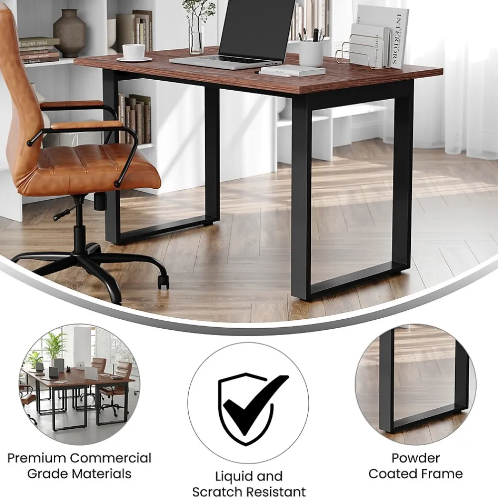 Conference Room Tables*Flash Furniture Redmond 48"W x 30"D Conference Table, Laminate, Walnut (MTM4830WLTUBF)
