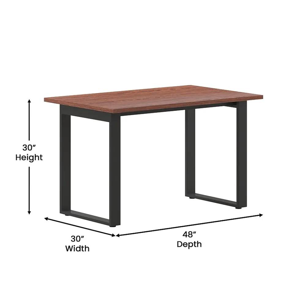 Conference Room Tables*Flash Furniture Redmond 48"W x 30"D Conference Table, Laminate, Walnut (MTM4830WLTUBF)