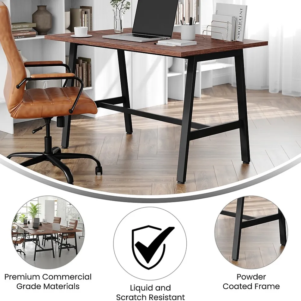 Conference Room Tables*Flash Furniture Redmond 48"W x 30"D Conference Table, Laminate, Walnut (MTM4830WLTABF)