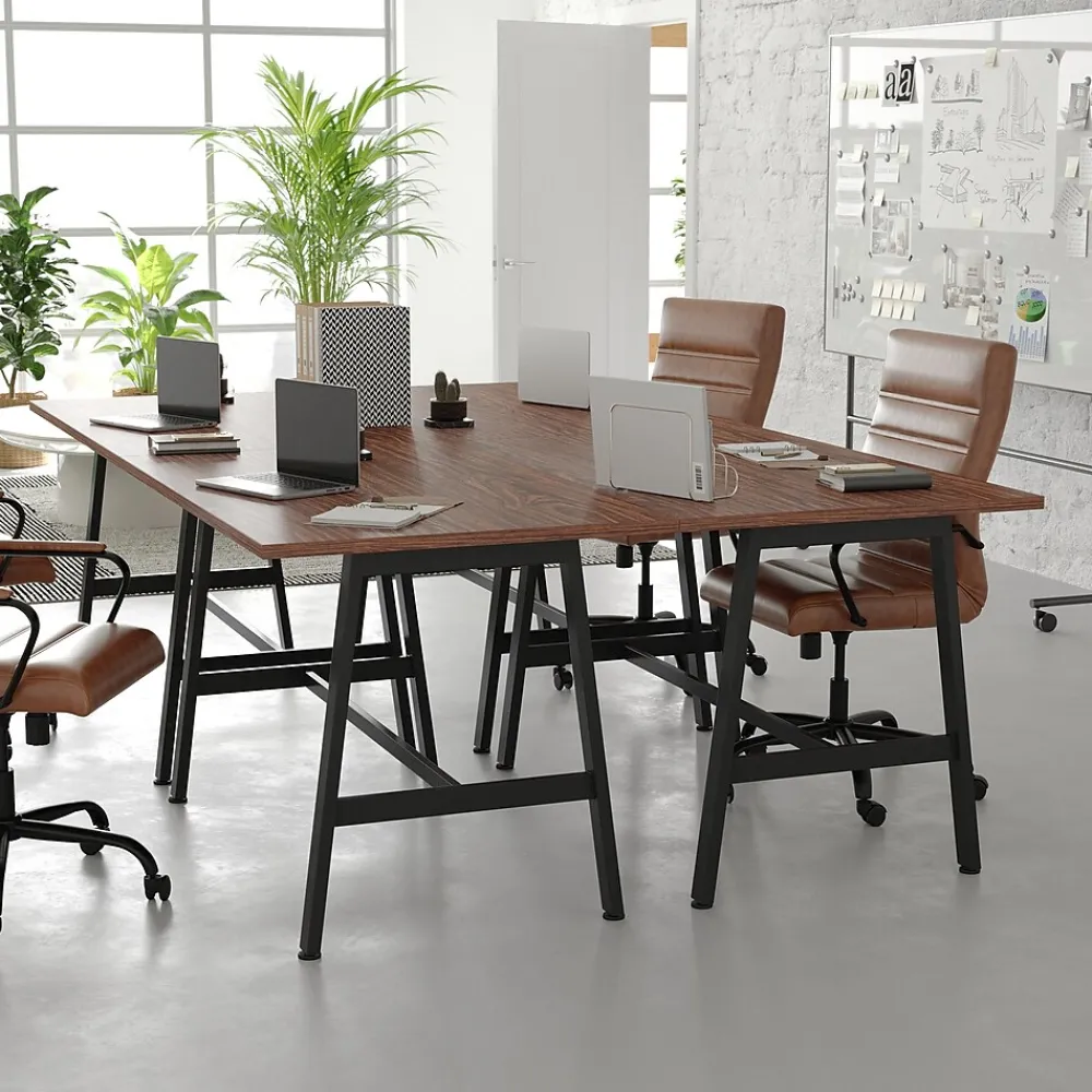 Conference Room Tables*Flash Furniture Redmond 48"W x 30"D Conference Table, Laminate, Walnut (MTM4830WLTABF)
