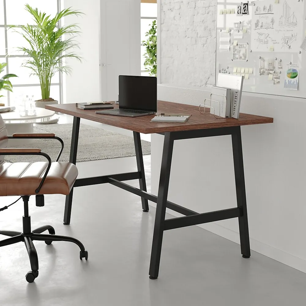 Conference Room Tables*Flash Furniture Redmond 48"W x 30"D Conference Table, Laminate, Walnut (MTM4830WLTABF)