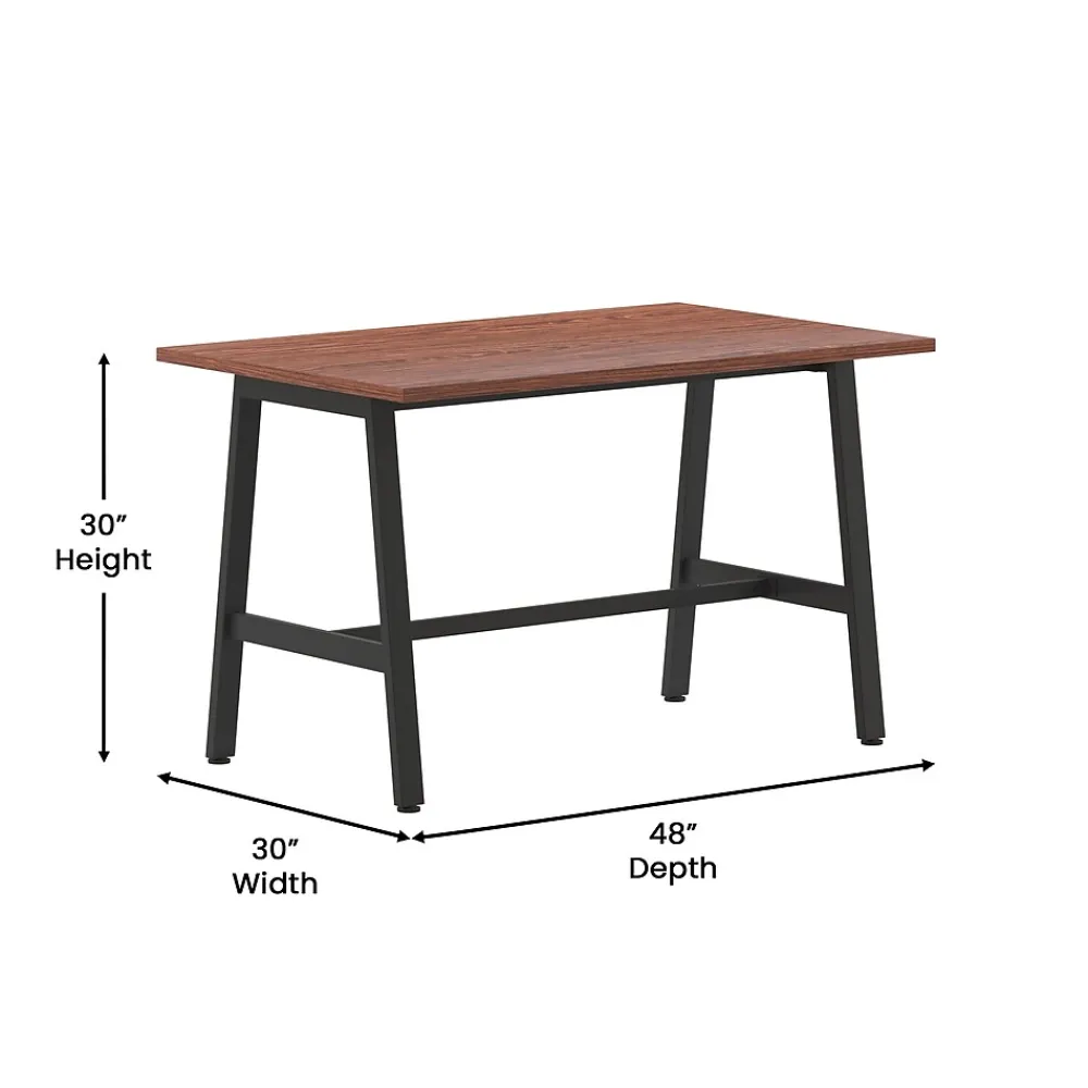 Conference Room Tables*Flash Furniture Redmond 48"W x 30"D Conference Table, Laminate, Walnut (MTM4830WLTABF)