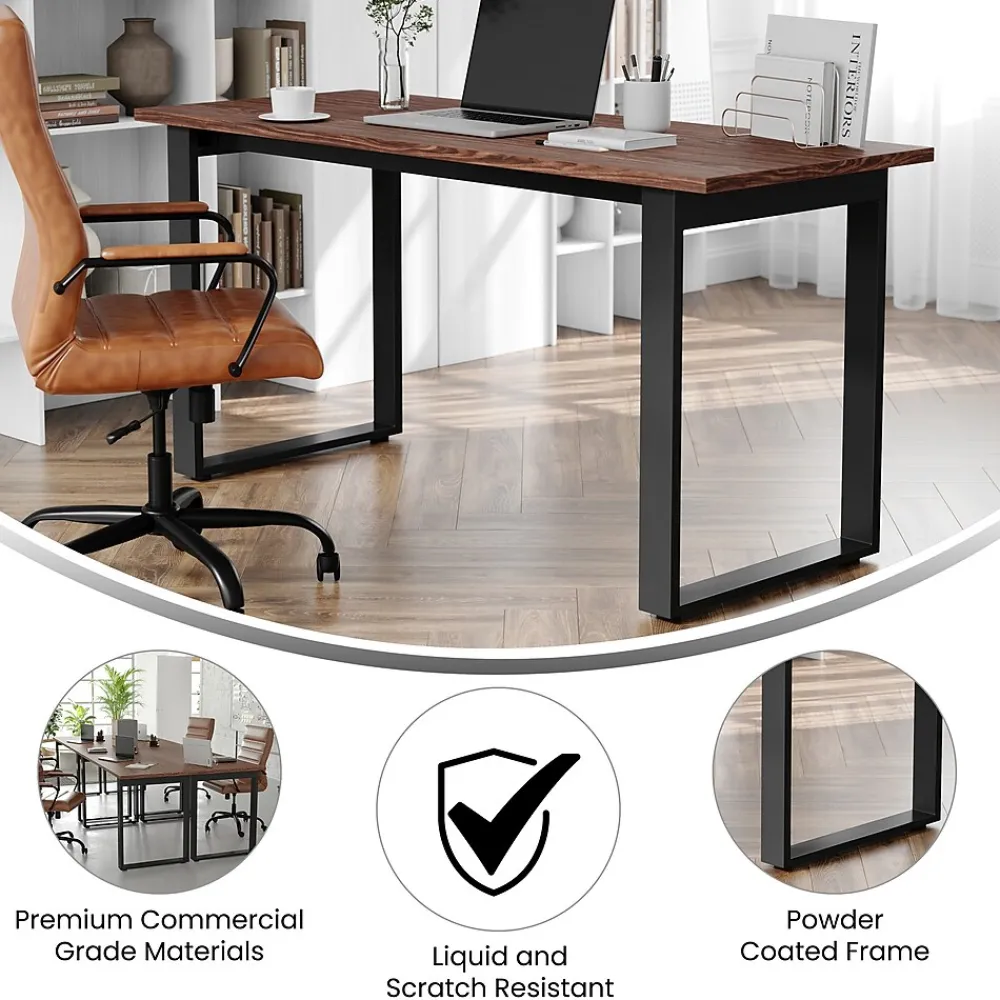 Conference Room Tables*Flash Furniture Redmond 60"W x 24"D Conference Table, Laminate, Walnut (MTM6024WLTUBF)