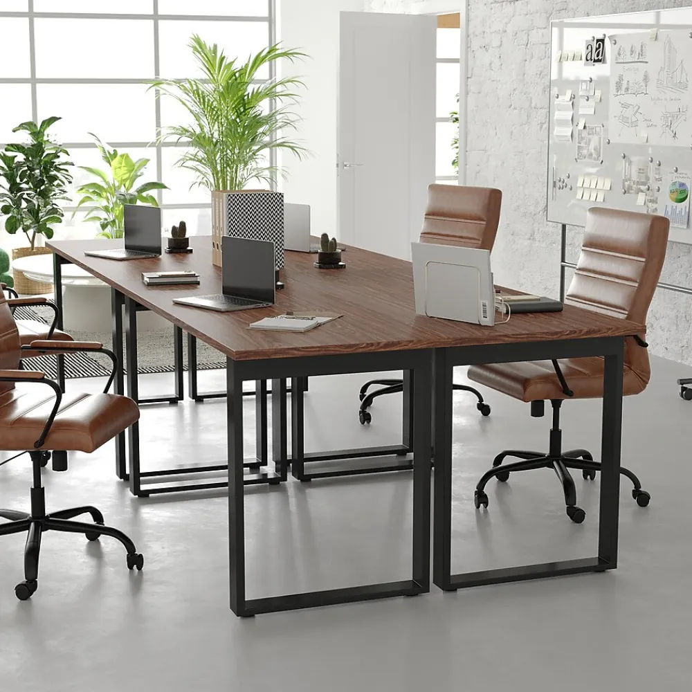 Conference Room Tables*Flash Furniture Redmond 60"W x 24"D Conference Table, Laminate, Walnut (MTM6024WLTUBF)