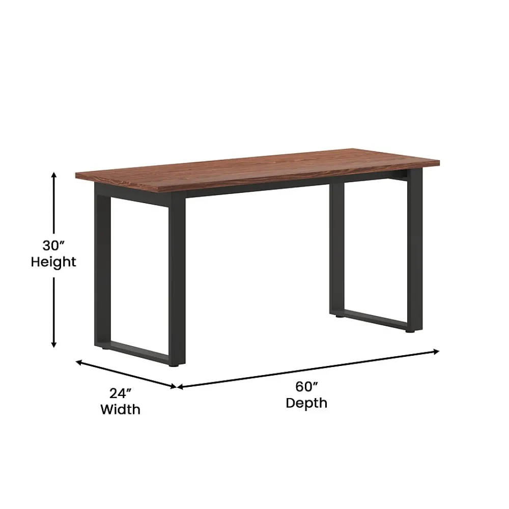 Conference Room Tables*Flash Furniture Redmond 60"W x 24"D Conference Table, Laminate, Walnut (MTM6024WLTUBF)