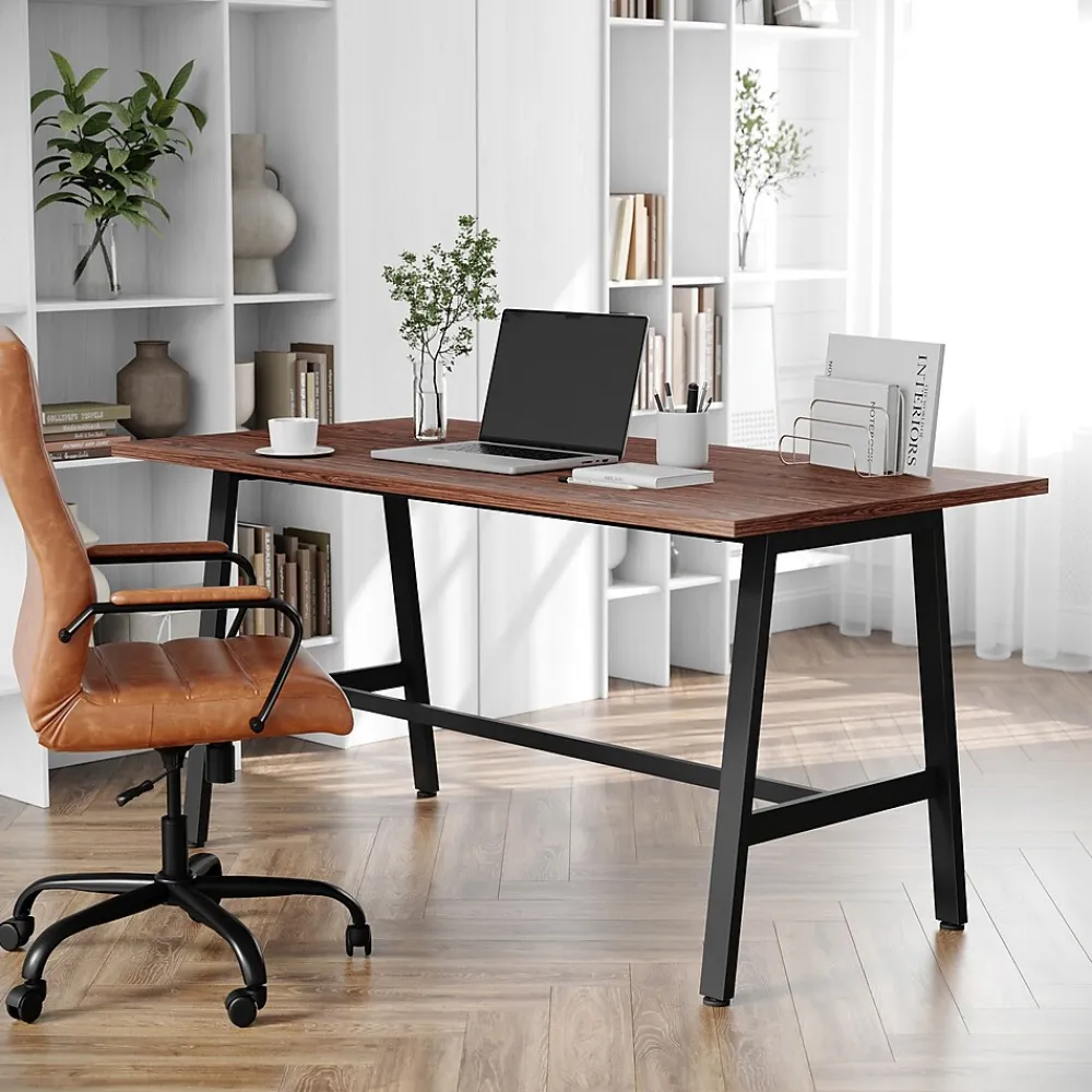 Conference Room Tables*Flash Furniture Redmond 60"W x 30"D Conference Table, Laminate, Walnut (MTM6030WLTABF)