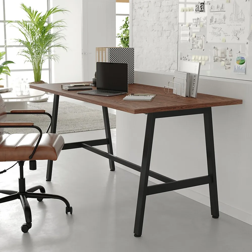 Conference Room Tables*Flash Furniture Redmond 60"W x 30"D Conference Table, Laminate, Walnut (MTM6030WLTABF)
