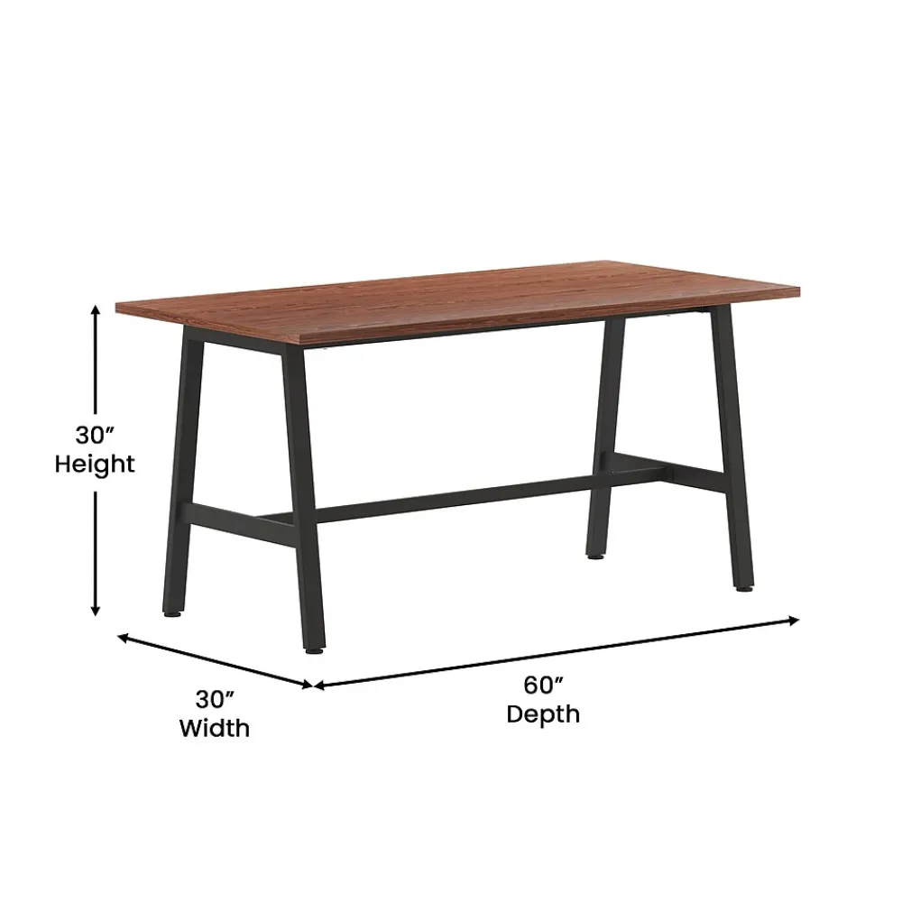 Conference Room Tables*Flash Furniture Redmond 60"W x 30"D Conference Table, Laminate, Walnut (MTM6030WLTABF)