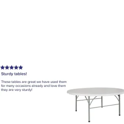 Folding Tables*Flash Furniture Stonewall Folding Table, 71