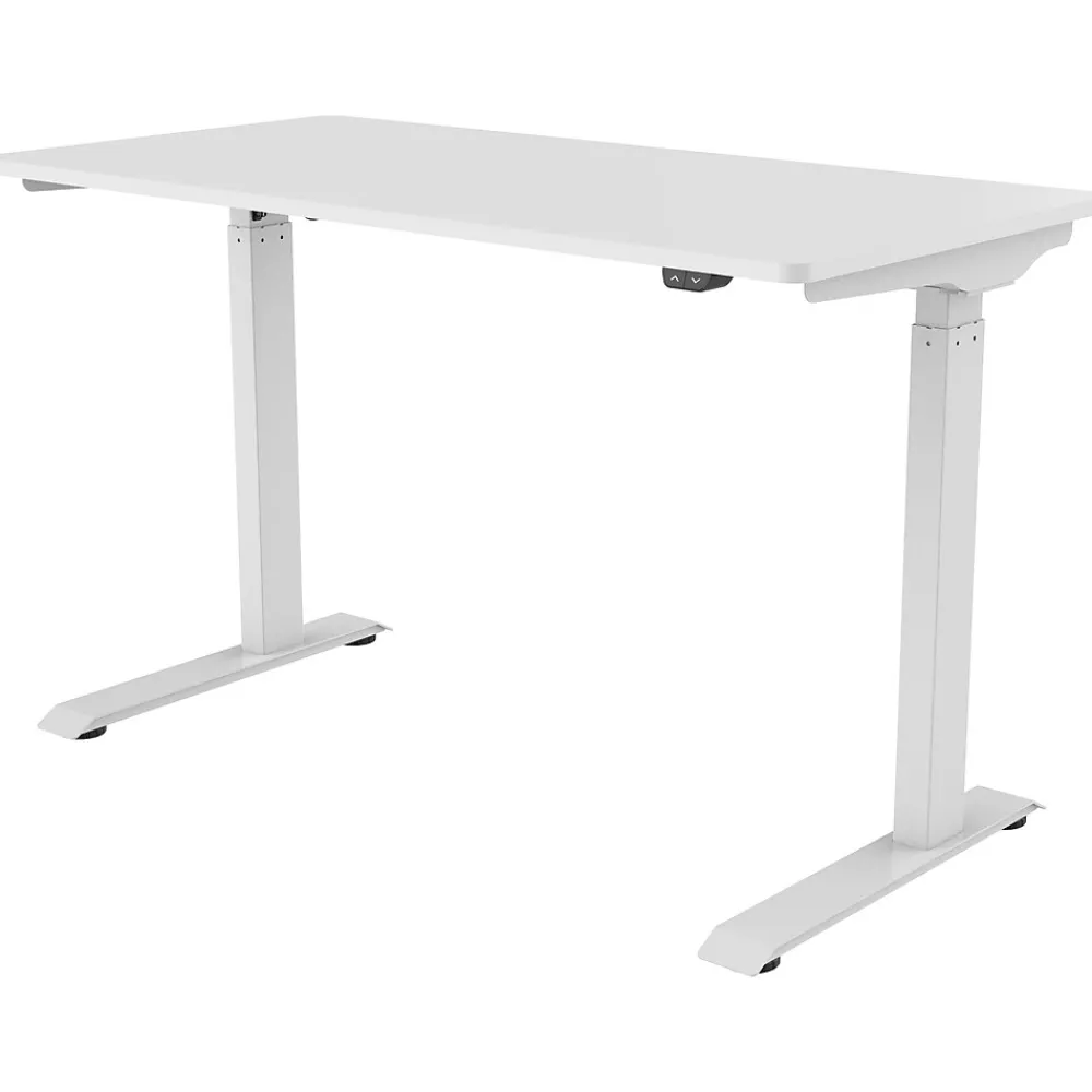 Standing Desks*FlexiSpot 48"W Electric Adjustable Standing Desk, (EC9W) White