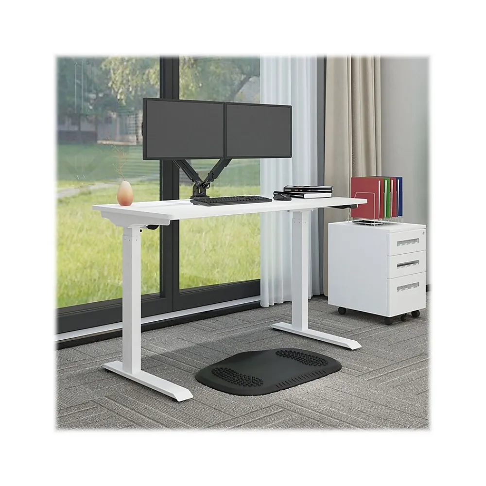 Standing Desks*FlexiSpot 48"W Electric Adjustable Standing Desk, (EC9W) White