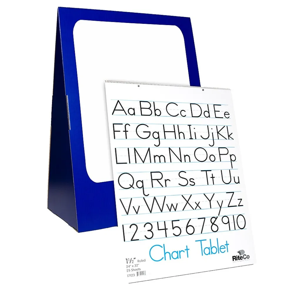 Dry Erase*Flipside Deluxe Dry-Erase Whiteboard, 33" x 24", 4/Carton (30503-4)