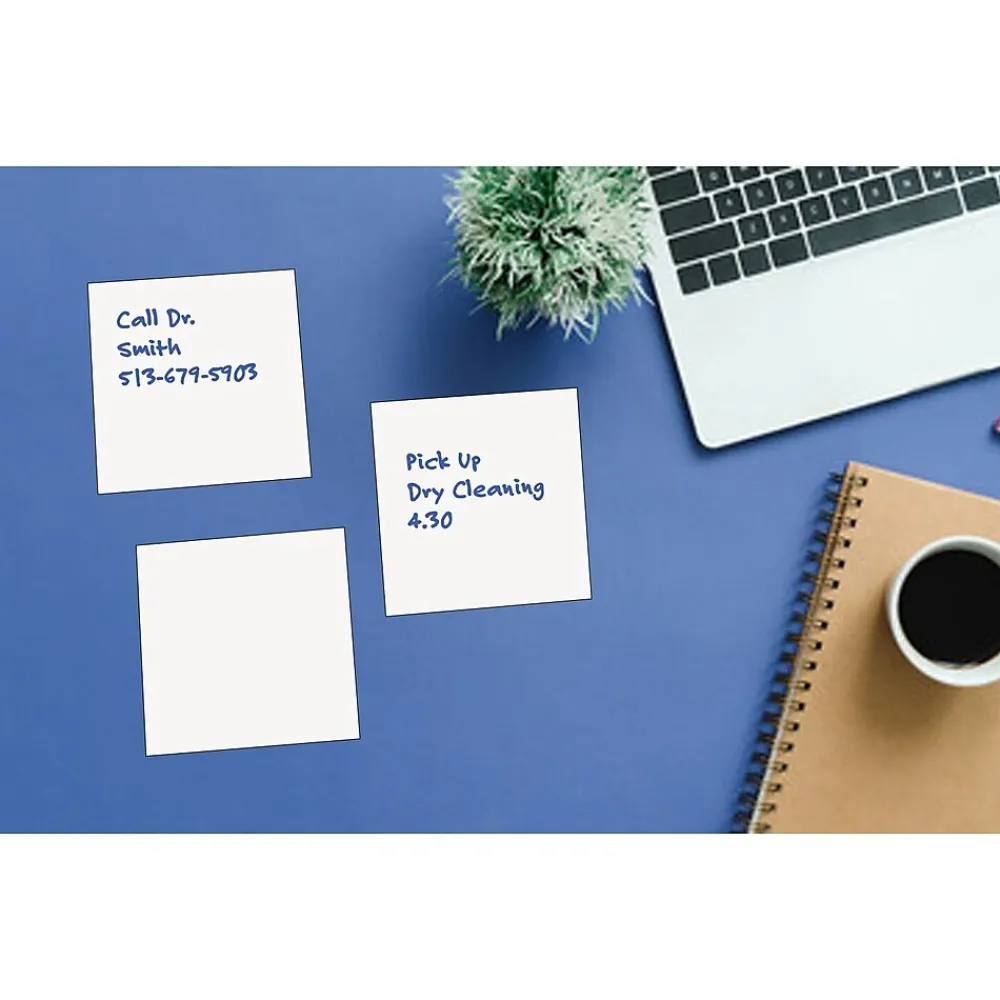 Dry Erase*Flipside Dry-Erase Sticky Note, 4" x 4", Dozen (91144)