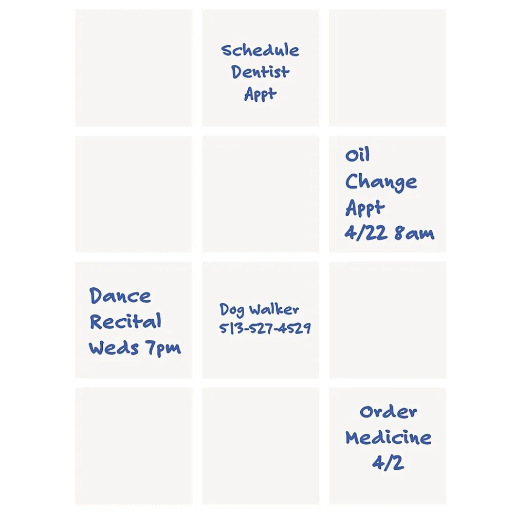 Dry Erase*Flipside Dry-Erase Sticky Note, 5" x 5", Dozen (91155)
