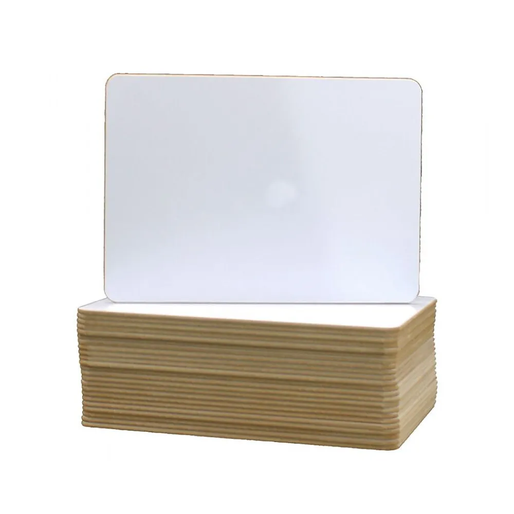 Dry Erase*Flipside Dry-Erase Whiteboard, 0.5' x 0.5', 24/Pack (45656)