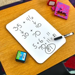 Dry Erase*Flipside Magnetic Class Pack Dry-Erase Whiteboard, 9