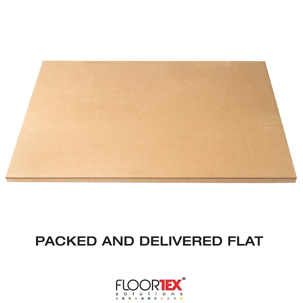 Chair Mats*Floortex 9Mat Carpet Gaming Chair Mat, 38" x 39", Designed for Low/Medium-Pile Carpet, Blue Polycarbonate (FC111001009RBL)
