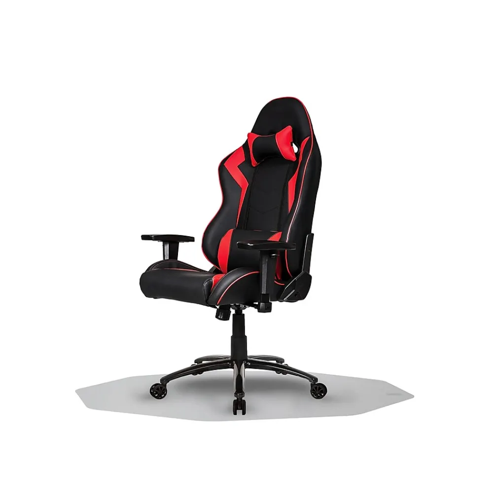 Chair Mats*Floortex 9Mat Hard Floor Gaming Chair Mat, 38" x 39", Clear Polycarbonate (FC121001009R)