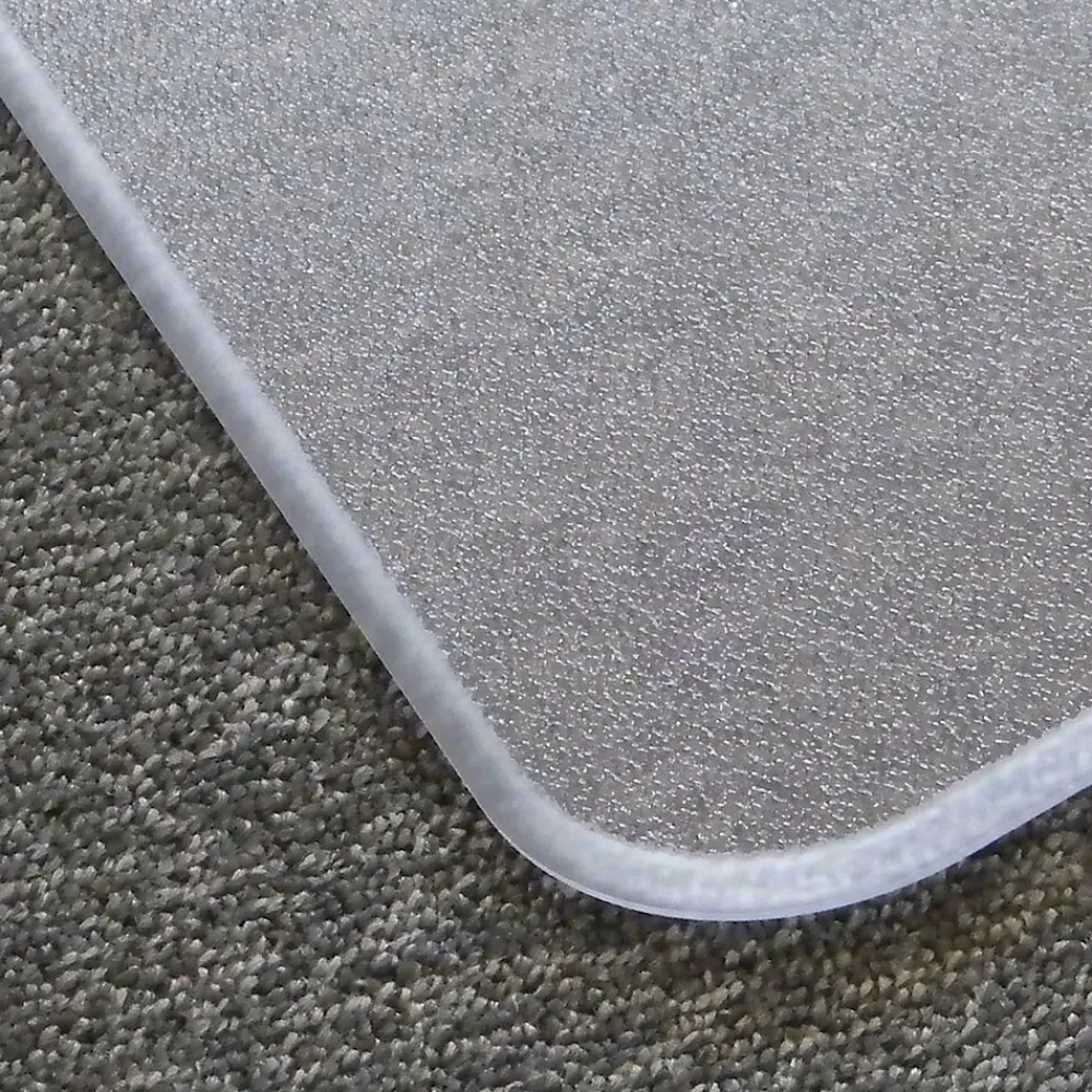 Chair Mats*Floortex Megamat Carpet & Hard Floor Chair Mat, 46" x 60", Clear Polycarbonate (FCM121525ER)