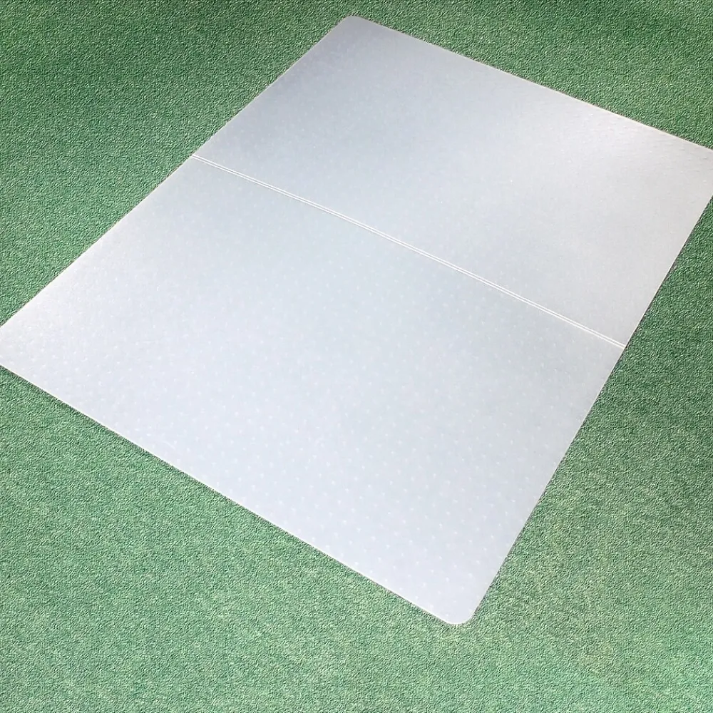 Chair Mats*Floortex Revolutionmat Carpet Chair Mat, 46" x 57", Designed for Low-Pile Carpet, Translucent Polypropylene (NCMFLLGC0004)