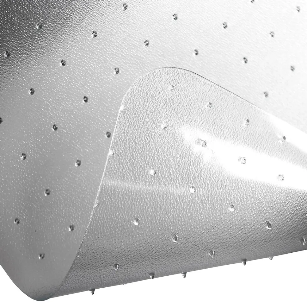 Chair Mats*Floortex Ultimat Carpet Chair Mat with Lip, 48" x 60", Designed for Medium-Pile Carpet, Clear Polycarbonate (1115227LR)