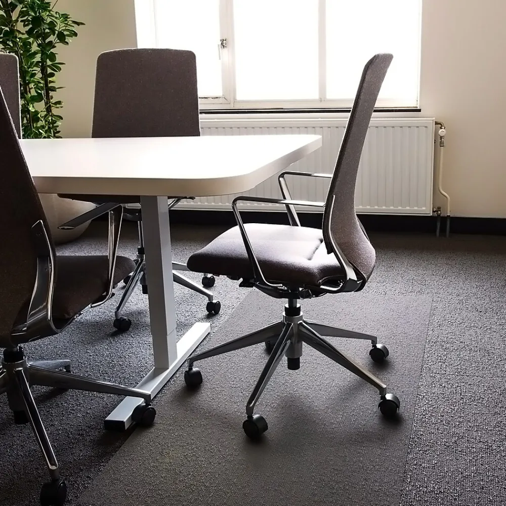 Chair Mats*Floortex Ultimat Carpet Chair Mat, 48" x 118", Designed for Medium-Pile Carpet, Clear Polycarbonate (FR1130023ER)