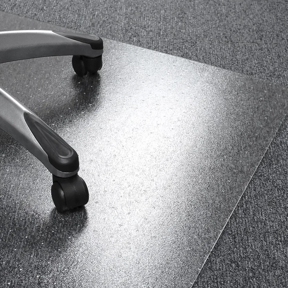 Chair Mats*Floortex Valuemat Plus Chair Mat, 48" x 60", Designed for Low-Pile Carpet, Clear Polycarbonate (FR1115020ER)